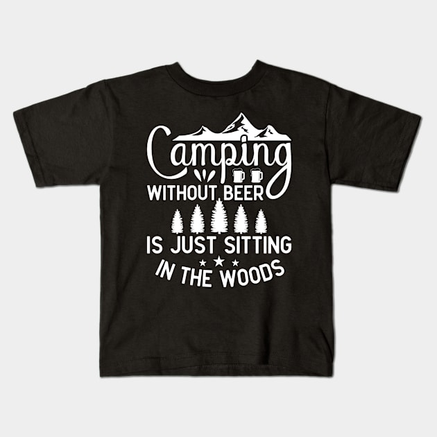 Camping Quontes Kids T-Shirt by Tribun Dash